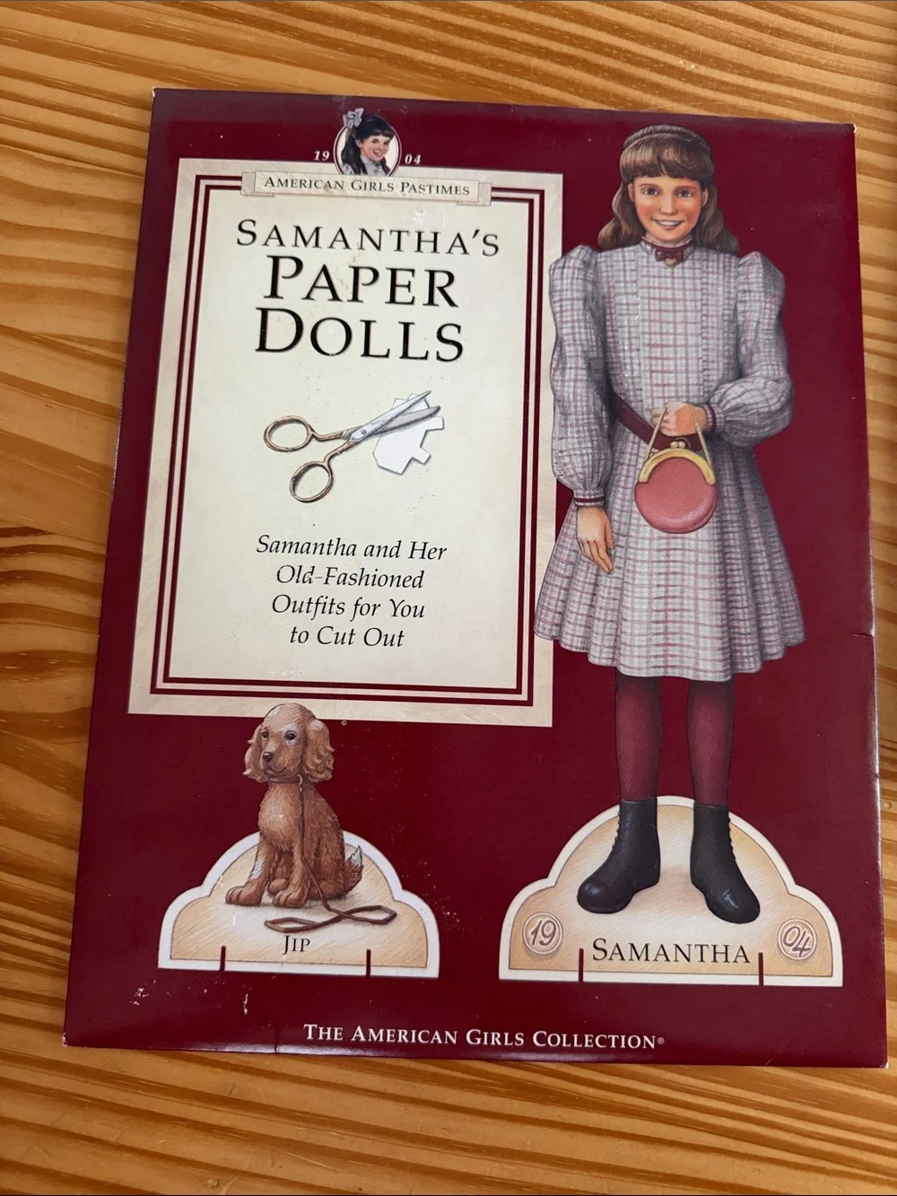 American Girl Samantha Pastimes Set of 4 Theater, Paper Dolls, Craft, Cook - NEW